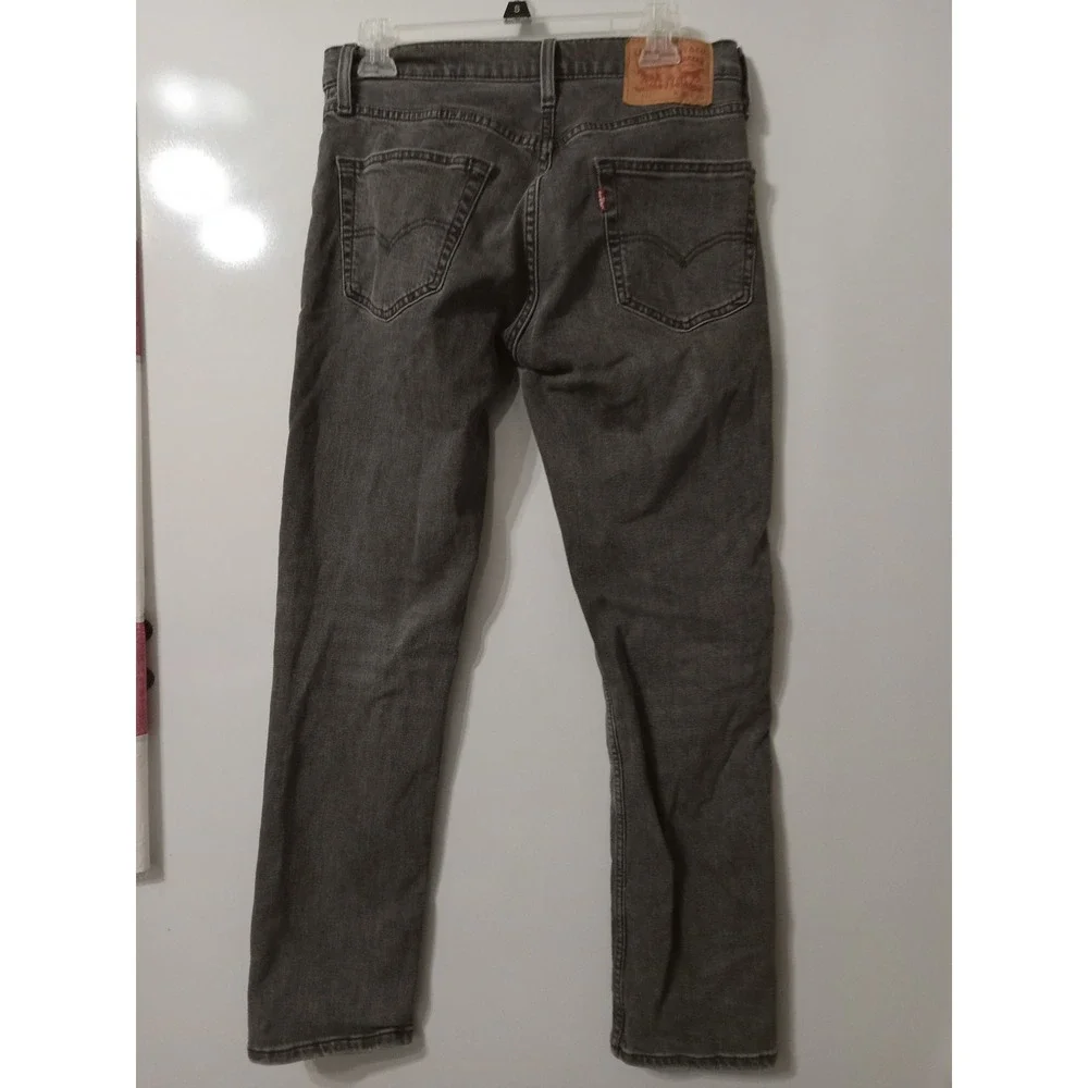 Levis 511 Slim Fit Jeans Mens 30x30 Charcoal Gray Water Less Denim Boho Capsulew